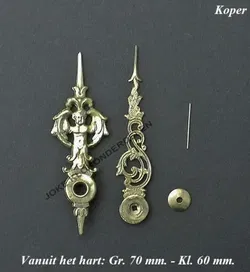 = Wijzers grote Franse pendule =37408