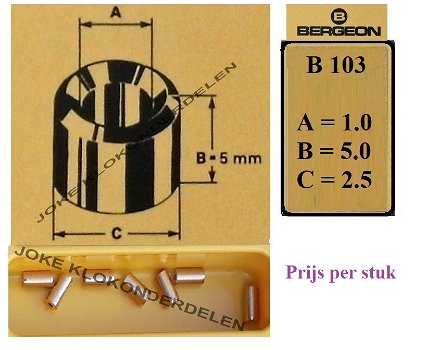 = Bergeon bouchons B 103 =43916 - 0