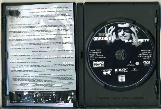 Roy Orbison Black & White Night 17 nrs DVD 1999 ZGAN - 3