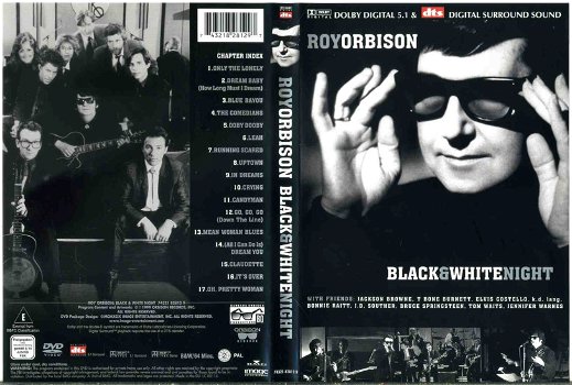 Roy Orbison Black & White Night 17 nrs DVD 1999 ZGAN - 4