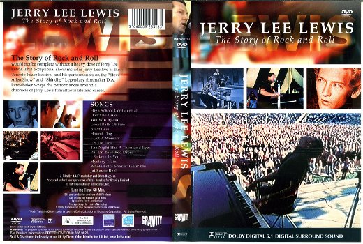 Jerry Lee Lewis The Story of Rock and Roll dvd 1991 ZGAN - 3