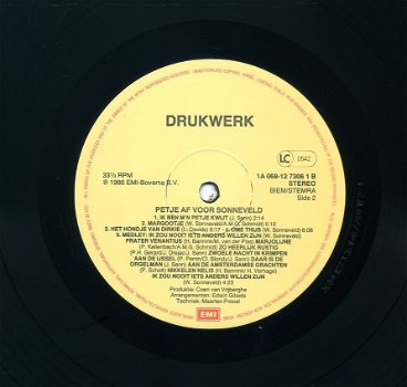 Drukwerk Petje af voor Sonneveld 11 nrs LP 1986 zeer mooi - 3