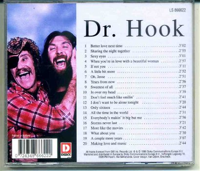 Dr. Hook 20 Great Love Songs cd 1996 ZGAN - 1