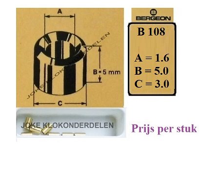 = Bergeon bouchons B 108 = 43925 - 0