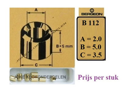 = Bergeon bouchons B 112 =43928 - 0