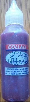 Collall 3D-Deco Glittergel 50gr. Koper - 0