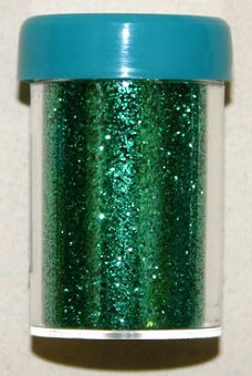 Glitter strooi potje Groen-fijn 10724-0027