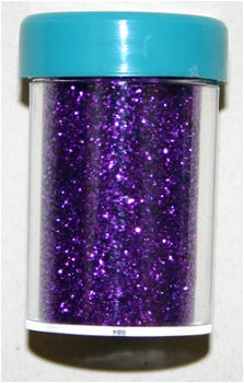 Glitter strooi potje Paars-fijn 10724-0028 - 0