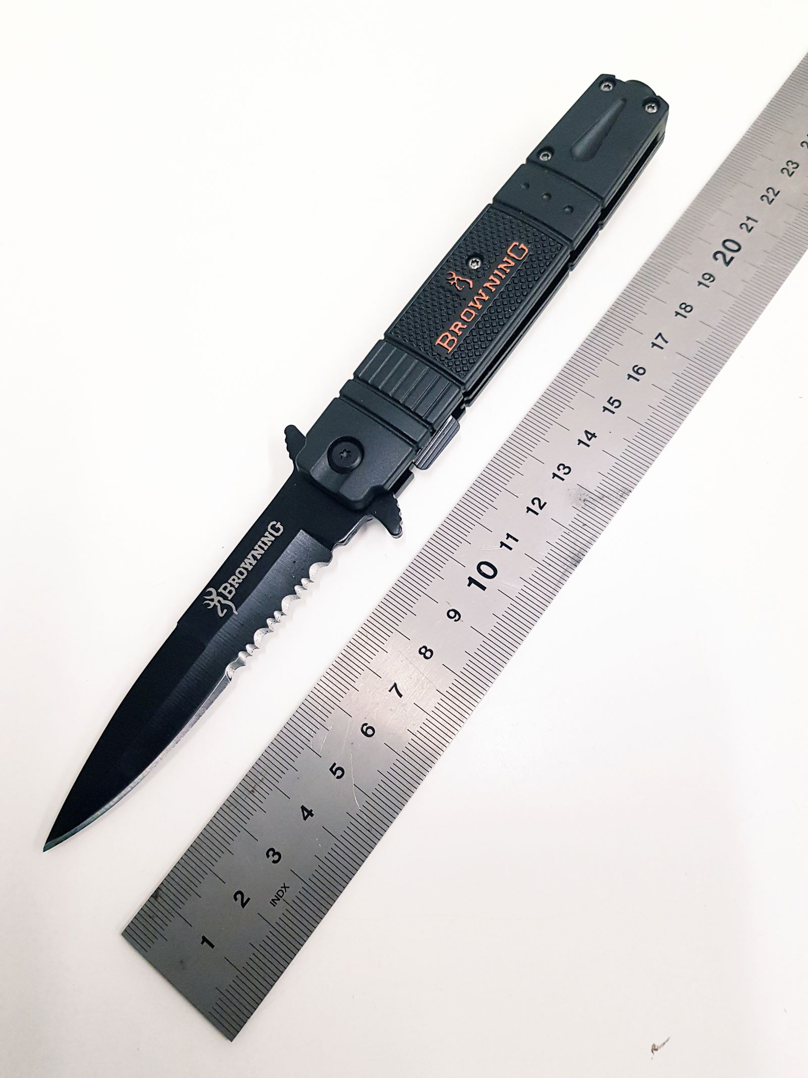 M37 HB XL zakmes Hunter Gator half blade - Afbeelding 2
