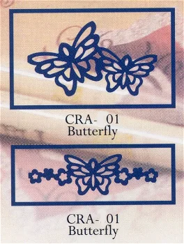 Crafler Pin 20 pcs - Butterfly Orange CRA-01 - 0