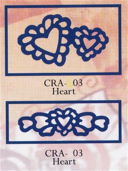 Crafler Pin 20 pcs - Heart Orange CRA-03 - 0
