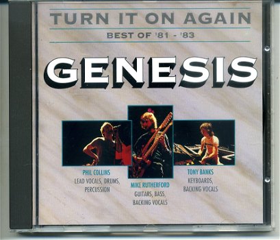 Genesis Turn It On Again Best Of '81-'83 cd 1991 13 nrs ZGAN - 0