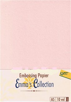 Embossing Papier Emma's Collection A5 10 vel - Pastel EM9754