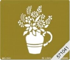 Le Suh Embossing Stencil 571041