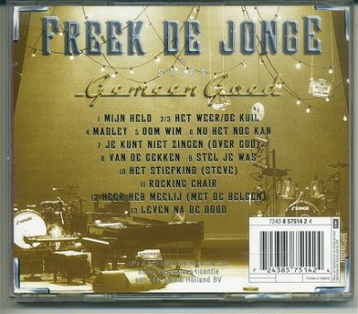 Freek de Jonge & Stips Gemeen Goed 13 nrs cd 1997 ZGAN - 1