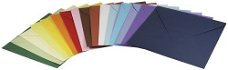 4k Enveloppe 14x14 cm - Assortiment Kleuren - 10 stuks