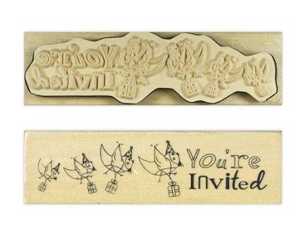Anita's Wooden Stamp - You're invited ANT906215 - 0