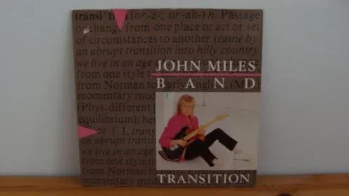 JOHN MILES BAND - Transition uit 1985 Label : Valentino Records 790 476-1 - 0