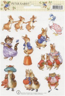 Stickervel Peter Rabbit 1