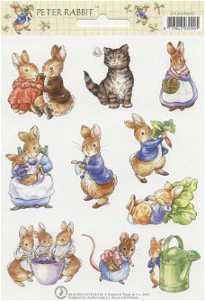 Stickervel Peter Rabbit 2