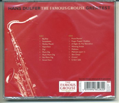 Hans Dulfer The Famous Grouse Greatest 2cd 2011 18 nrs NIEUW - 1