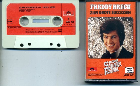 Freddy Breck Zijn grote successen 12 nrs cassette 1976 ZGAN - 0