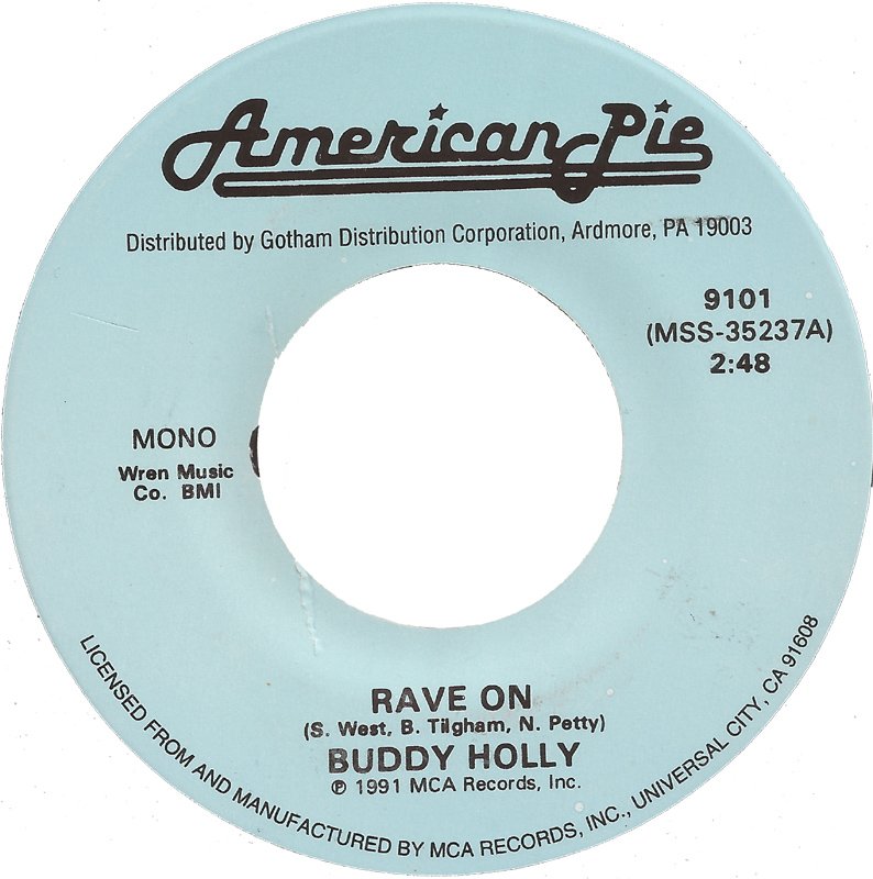 Buddy Holly -Rave On & Raining In My Heart - nr. 1