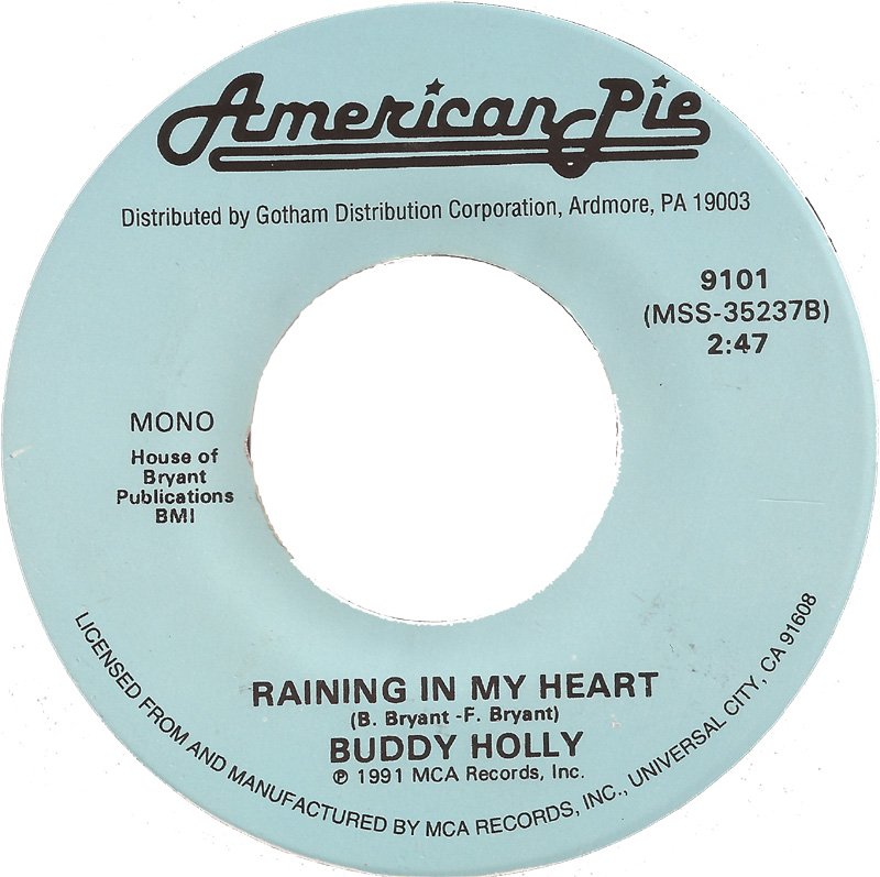 Buddy Holly -Rave On & Raining In My Heart - Afbeelding 2