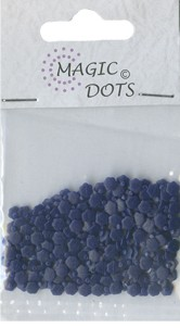 Magic Dots - Flower Xmas Blue MDF017