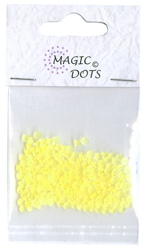 Magic Dots - Transparant Yellow MDT004 - 0