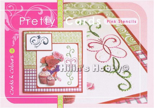 Pretty Cards Pink Stencils - Cards en Colours 1 PK9999 - 0