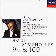 Sir Georg Solti -  Haydn - Symphony 94 "Mit Dem Paukenschlag" / Symphony 100 "Militär"  (CD) Nieuw