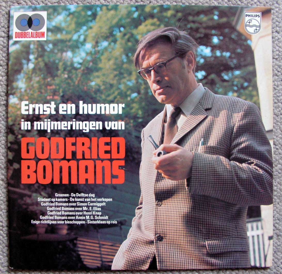 Godfried Bomans Ernst en humor 10 nrs LP 1975 ZGAN - Afbeelding 2