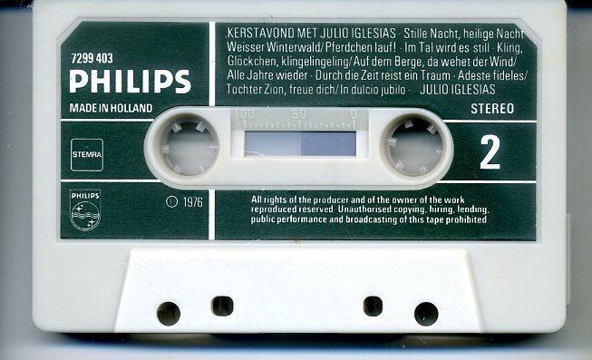 Kerstavond met Julio Iglesias 12 nrs cassette 1976 ZGAN - Afbeelding 5