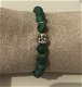 Armband natuursteen mat groen boeddha - 0 - Thumbnail
