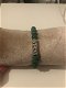 Armband natuursteen mat groen staafje - 0 - Thumbnail