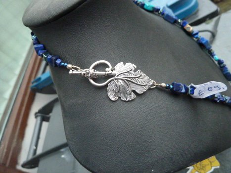 Exclusieve ketting Jaspis en Lapis Lazuli - 3