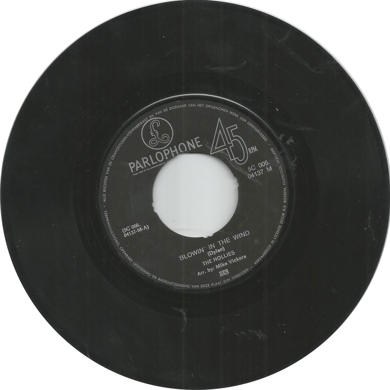 The Hollies – Blowin' In The Wind (1969) - nr. 1
