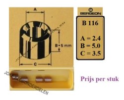 = Bergeon bouchons B 116 =43957