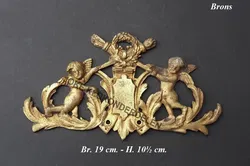 = Ornament = brons = oud =43273