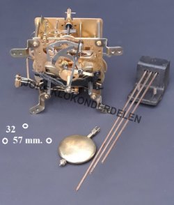 = Pendule uurwerk = oud =43951