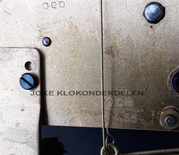 = Pendule uurwerk = oud =43951 - Afbeelding 6