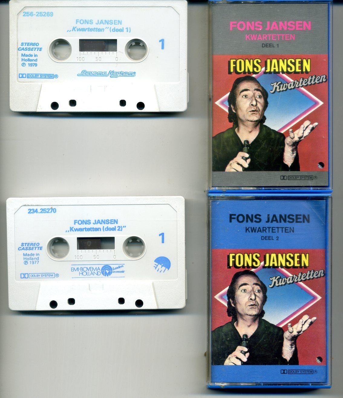 Fons Jansen Kwartetten 1 & 2 23 nrs cassette 1977 ZGAN - nr. 1
