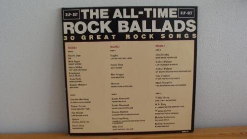THE ALL-TIME ROCK BALLADS - 30 Great rock songs Laberl : MCA - Records - HRR 18 - 1
