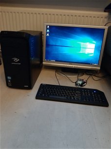 Packard bell i5 3,2 Ghz game pc, draait gewoon fortnite, gta5 anno 1800 etc., is in perfecte staat