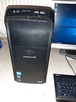 Packard bell i5 3,2 Ghz game pc, draait gewoon fortnite, gta5 anno 1800 etc., is in perfecte staat - 1