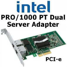 Intel PRO/1000 PT Dual-Port PCI-e Gigabit Server Adapters