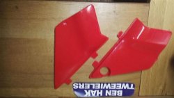Zijkappen Zijkapset Honda Mt Rood Kort NIEUW UITVERKOOP