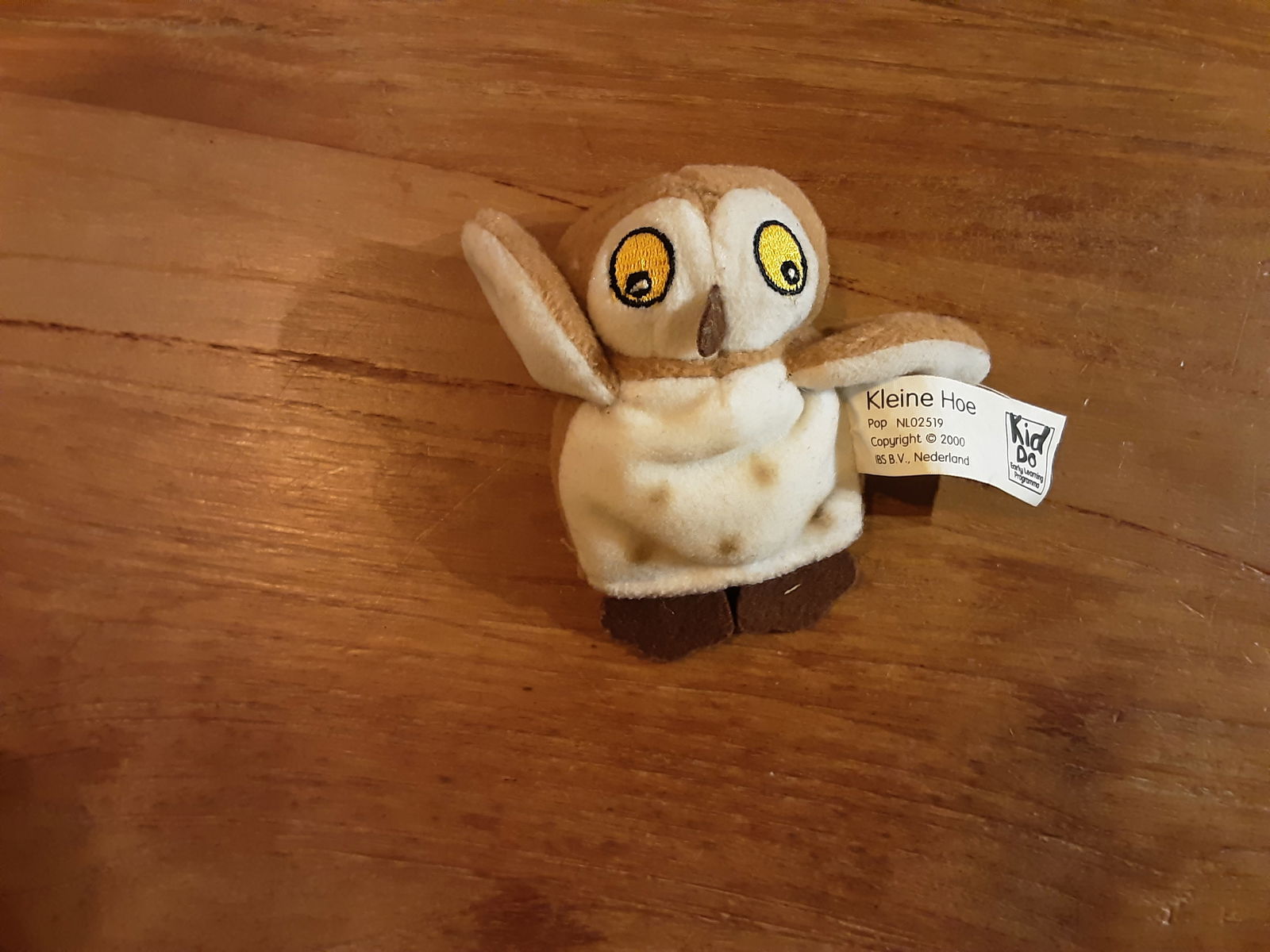 + 1200 Uil Kleine Hoe vingerpopje KID DO uit 2000 9cm - nr. 1