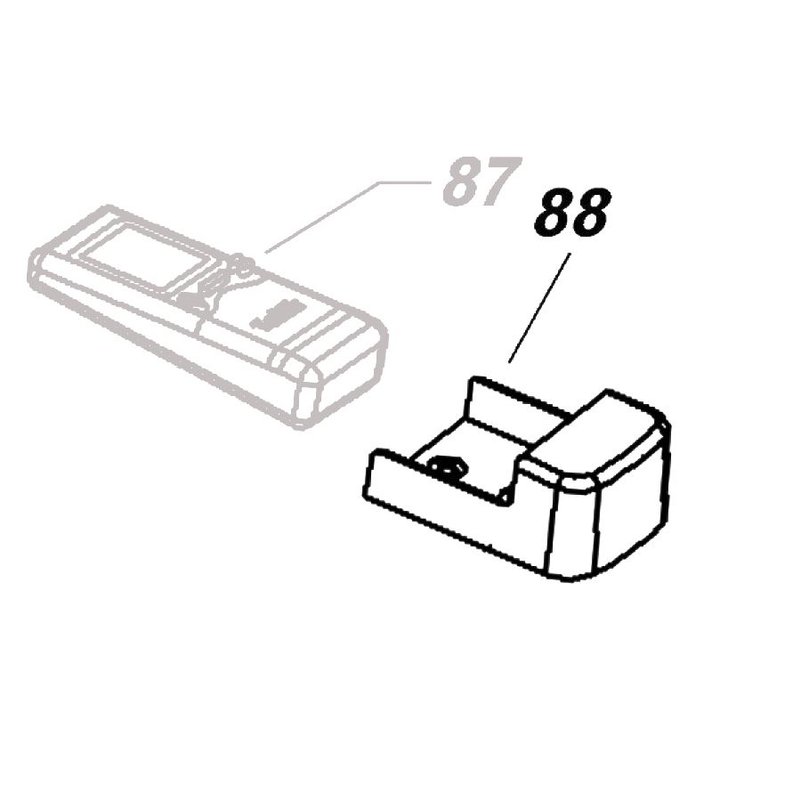 Telair 06145 spare part Remote houder 5400/7400/8400/12400H - nr. 1